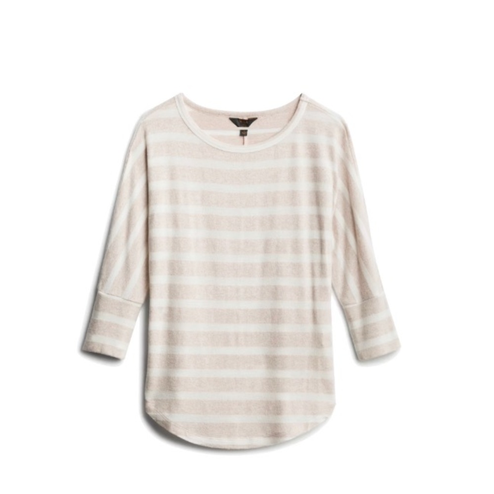 Beige Striped Sweater